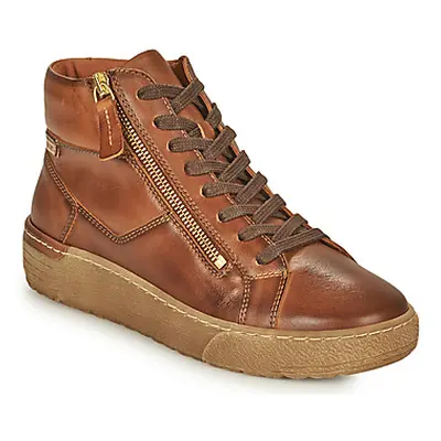 Pikolinos VITORIA women's Shoes (High-top Trainers) in Brown