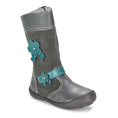 Citrouille et Compagnie RINDAR girls's Children's High Boots in Grey