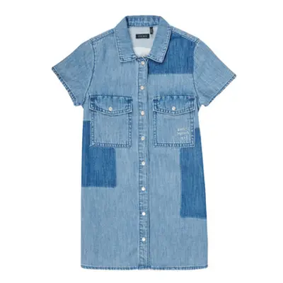 Ikks FACTELLE girls's Children's dress in Blue