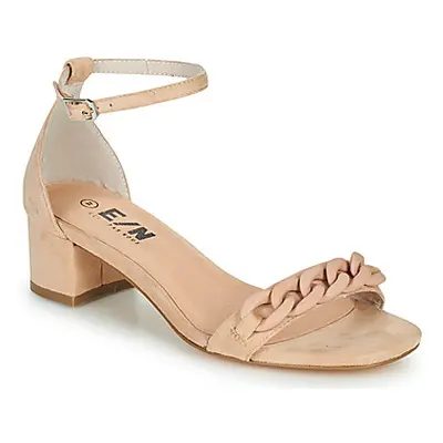 Elue par nous Leopaul women's Sandals in Beige