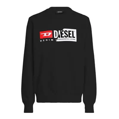 Diesel SGIRKCUTY boys's Children's sweatshirt in Black