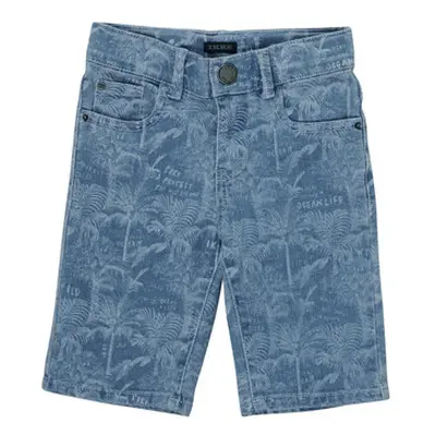 Ikks XS25253-82-J boys's Children's shorts in Blue