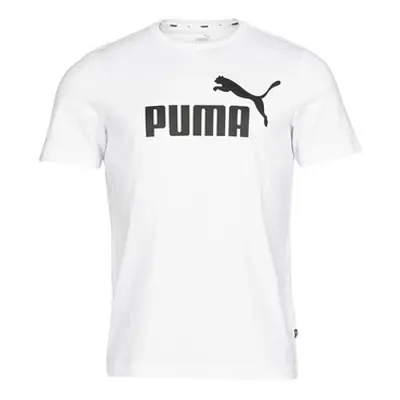 Puma ESS LOGO TEE men's T shirt in White