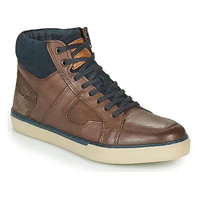 Redskins CIZAIN men's Shoes (High-top Trainers) in Brown