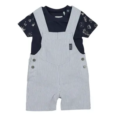 Ikks XW37041 boys's Children's Jumpsuit in Blue