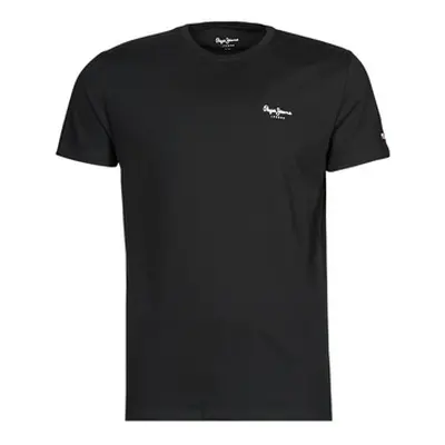 Pepe jeans ORIGINAL BASIC NOS men's T shirt in Black