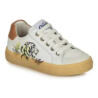 GBB MAKERO boys's Children's Shoes (Trainers) in White