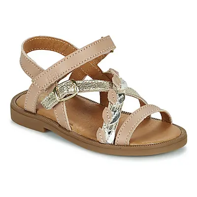 GBB ELVIRA girls's Children's Sandals in Beige