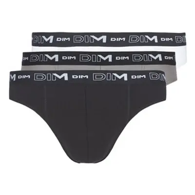 DIM COTON STRETCH X3 men's Underpants / Brief in Black