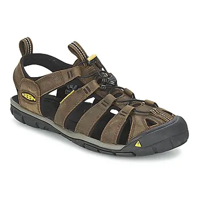 Keen CLEARWATER CNX LEATHER men's Sandals in Brown