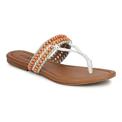 Lucky Brand DOLLIS women's Flip flops / Sandals (Shoes) in Multicolour