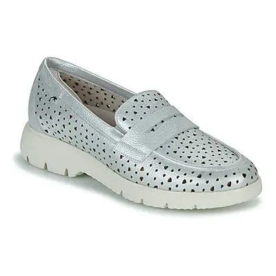 Fluchos GLADIS women's Loafers / Casual Shoes in Silver