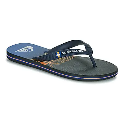 Quiksilver MOLOKAI ART YOUTH boys's Children's Flip flops / Sandals in Blue