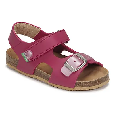 Kickers FUXIO girls's Children's Sandals in Pink