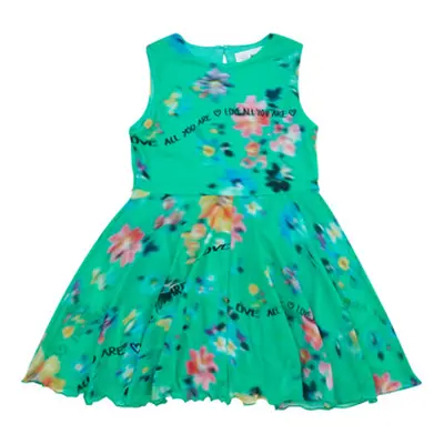 Desigual VEST_GARDENIA girls's Children's dress in Multicolour