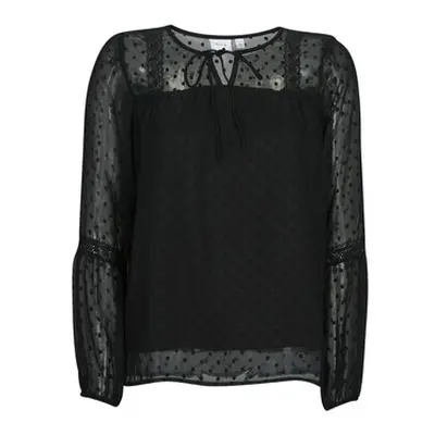 Vila VIEDEE women's Blouse in Black