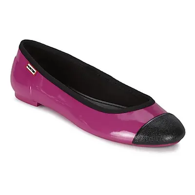 Hunter ORIGINAL BALLET FLAT women's Shoes (Pumps / Ballerinas) in Pink