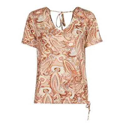 Cream LULLA TSHIRT women's T shirt in Multicolour