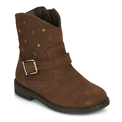 Citrouille et Compagnie NESTI girls's Children's Mid Boots in Brown