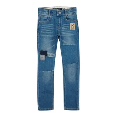 Ikks XW29073 boys's Children's Skinny Jeans in Blue