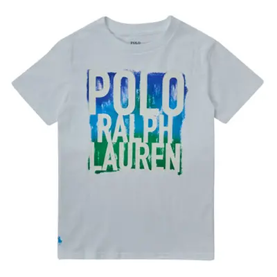 Polo Ralph Lauren GOMMA boys's Children's T shirt in White