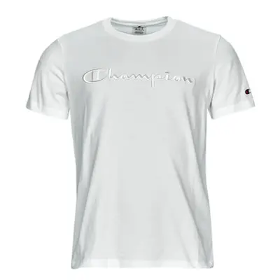 Champion Crewneck T-Shirt men's T shirt in White