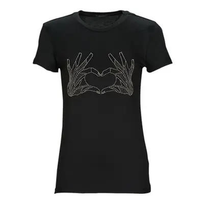 Ikks BW10105 women's T shirt in Black