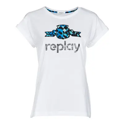 Replay W3525A women's T shirt in White