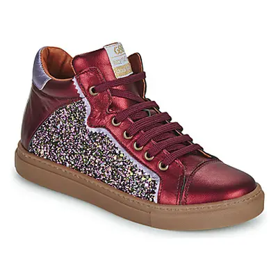 GBB JAYNE girls's Children's Shoes (High-top Trainers) in Bordeaux