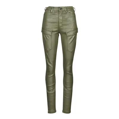 G-Star Raw HIGH G-SHAPE CARGO SKINNY PANT WMN women's Trousers in Green