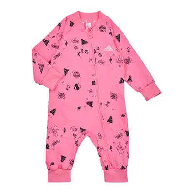 Adidas BLUV Q3 ONESI girls's Children's Jumpsuit in Pink