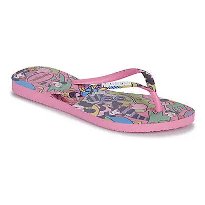 Havaianas SLIM DISNEY STYLISH women's Flip flops / Sandals (Shoes) in Pink