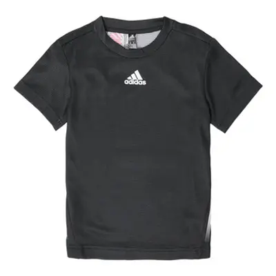 Adidas B A.R. TEE boys's Children's T shirt in Black