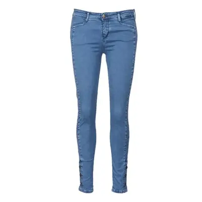 Acquaverde ALFIE women's Skinny Jeans in Blue