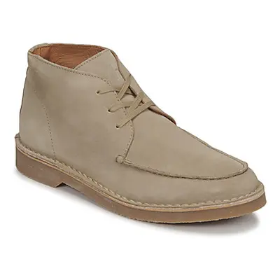 Selected SLHRIGA NEW SUEDE MOC-TOE CHUKKA men's Mid Boots in Beige