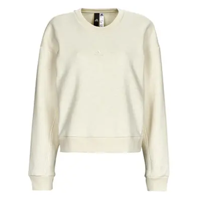 Adidas ALL SZN SWT women's Sweatshirt in Beige