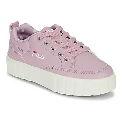 Fila SANDBLAST girls's Children's Shoes (Trainers) in Purple