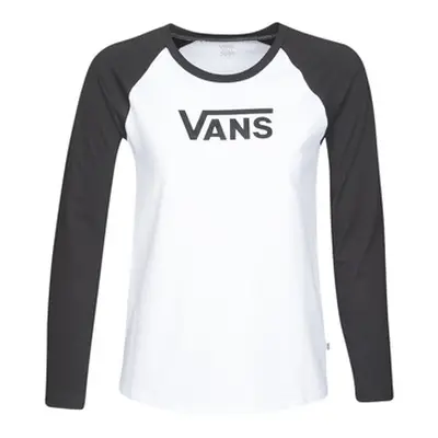 Vans FLYING V LS RAGLAN women's in White