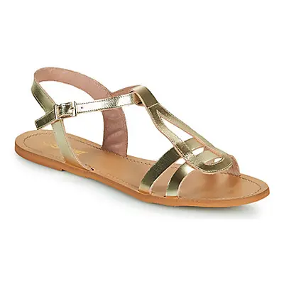 So Size DURAN women's Sandals in Gold