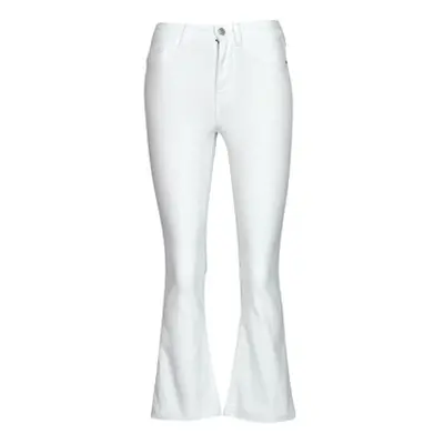 Noisy May NMSALLIE HW KICK FLARED JEANS VI163BW S* women's Flare / wide jeans in White