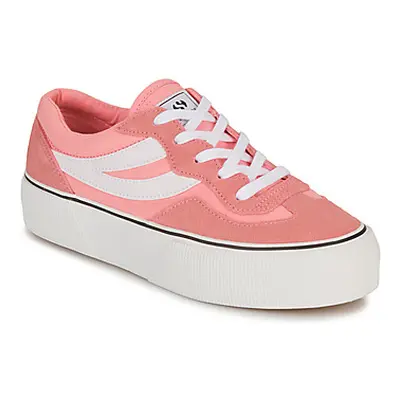 Superga 3041 COTON women's Shoes (Trainers) in Pink