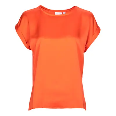 Vila VIELLETTE women's Blouse in Orange