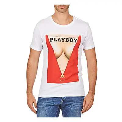 Eleven Paris PB COLLAR M MEN men's T shirt in White