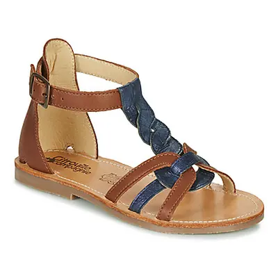 Citrouille et Compagnie GITANOLO girls's Children's Sandals in Blue