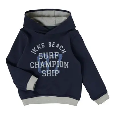 Ikks JORNAUX boys's Children's sweatshirt in Marine