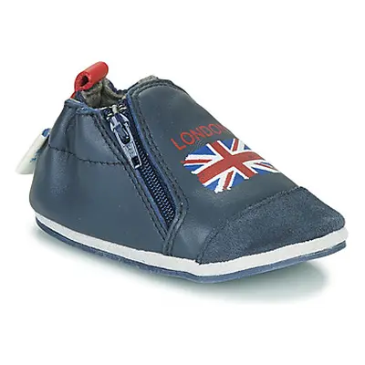 Robeez LONDON FLAG girls's Children's Slippers in Blue