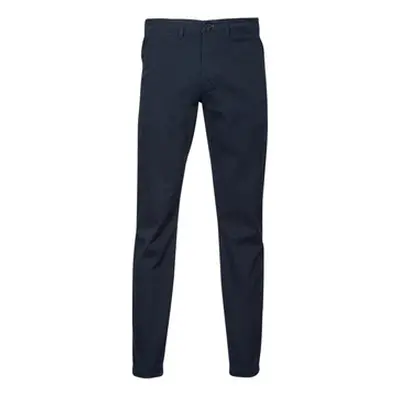 Selected SLHSLIM-NEW MILES 175 FLEX CHINO men's Trousers in Marine