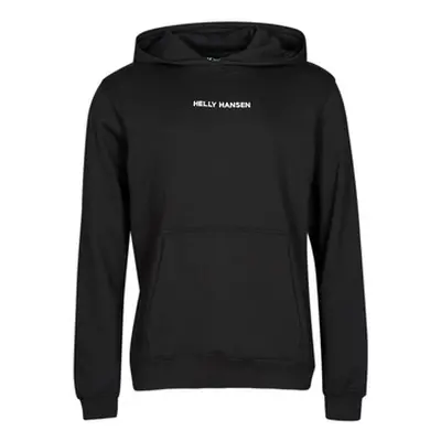 Helly Hansen CORE GRAPHIC SWEAT HOODIE men's Sweatshirt in Black