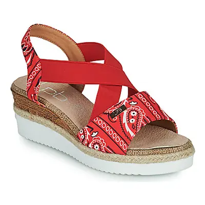 Les Petites Bombes DONATIANE women's Clogs (Shoes) in Red