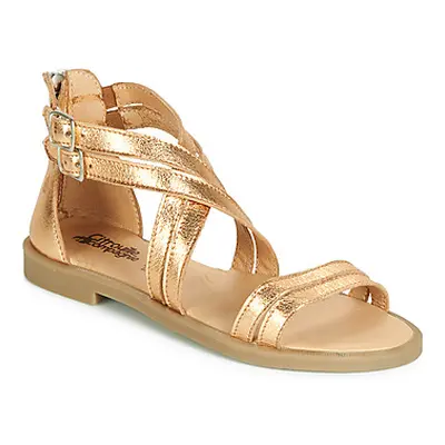 Citrouille et Compagnie IMOURAT girls's Children's Sandals in Gold